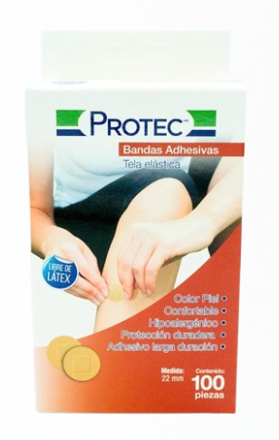 Curitas redonda libre de látex