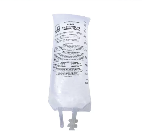 Solución salina cloruro de sodio 0.9%B x 500ml