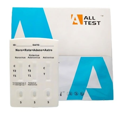 Norovirus, Rotavirus, Adenovirus y Astrovirus combo (rapid test)