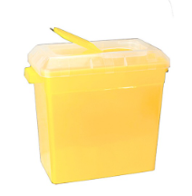 Descarte bioinfeccioso 5lts plástico/guardián