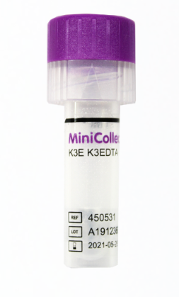 Tubo morado pediátrico 0.5ml