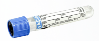 Tubo tapa celeste 3.5ml