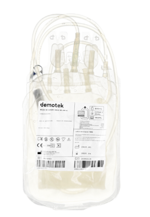 Bolsa doble CPDA-1 400ml