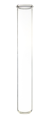 Tubo de ensayo vidrio hemodiálisis borosilicato 12X75