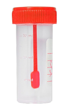 Colector heces con paleta, estéril