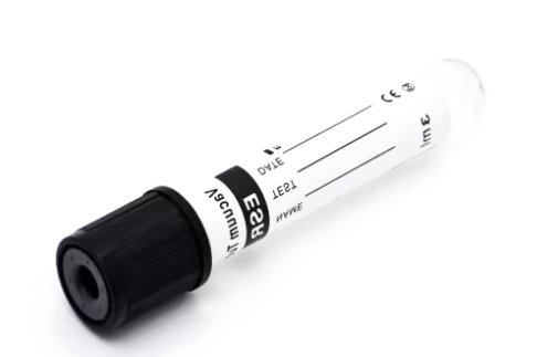 Tubo tapa negra eritrosedimentación