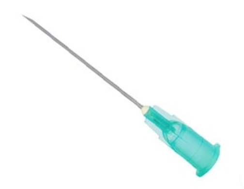 Aguja hipodérmica 21G x 1 plgs.