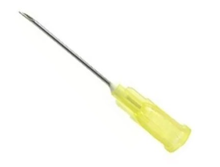 Aguja hipodérmica 20G x 1 plgs.